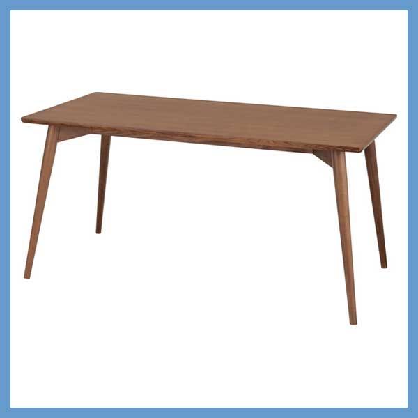 天然木 アッシュ の角型ダイニングテーブル W 150×D 80×H 72 cm No.150 ブラウン