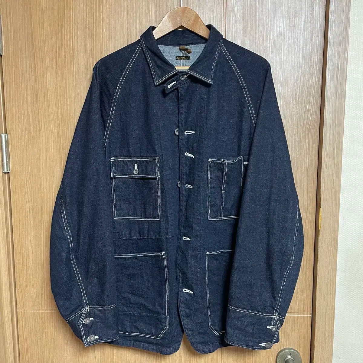 4 キャピタル デニム カクタス カバーオール Indigo ジャケット KAPITAL ピン