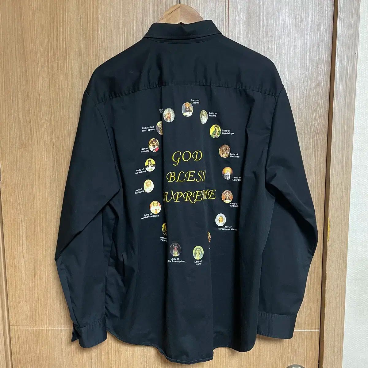 L シュプリーム アワー レディ ワークシャツ ブラック