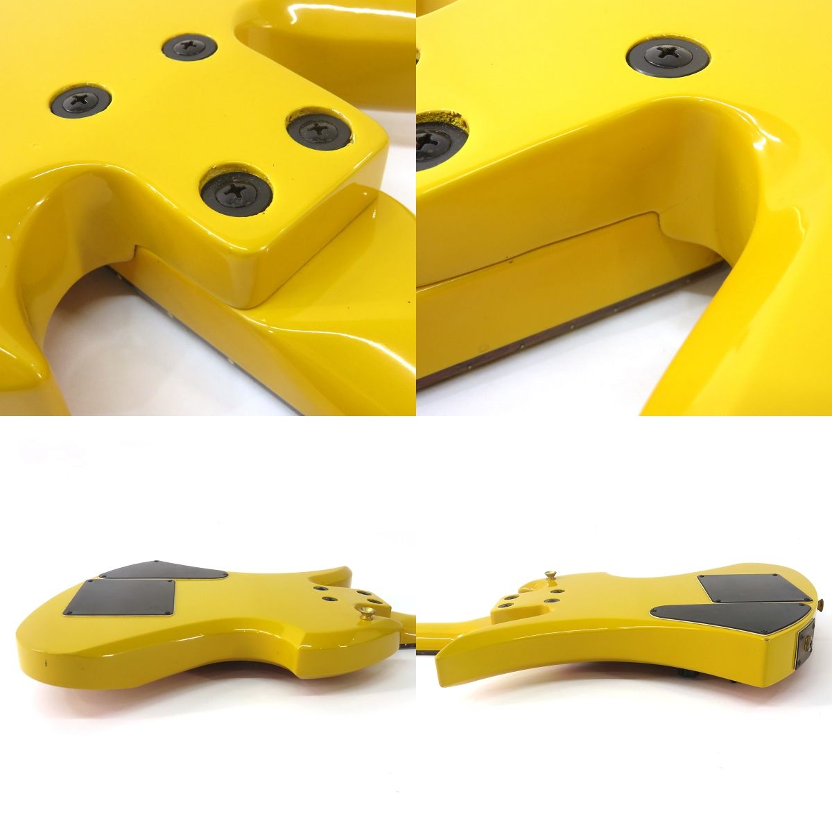 Burny バーニー YH-JR イエローハート hide X JAPAN アンプ内蔵タイプ