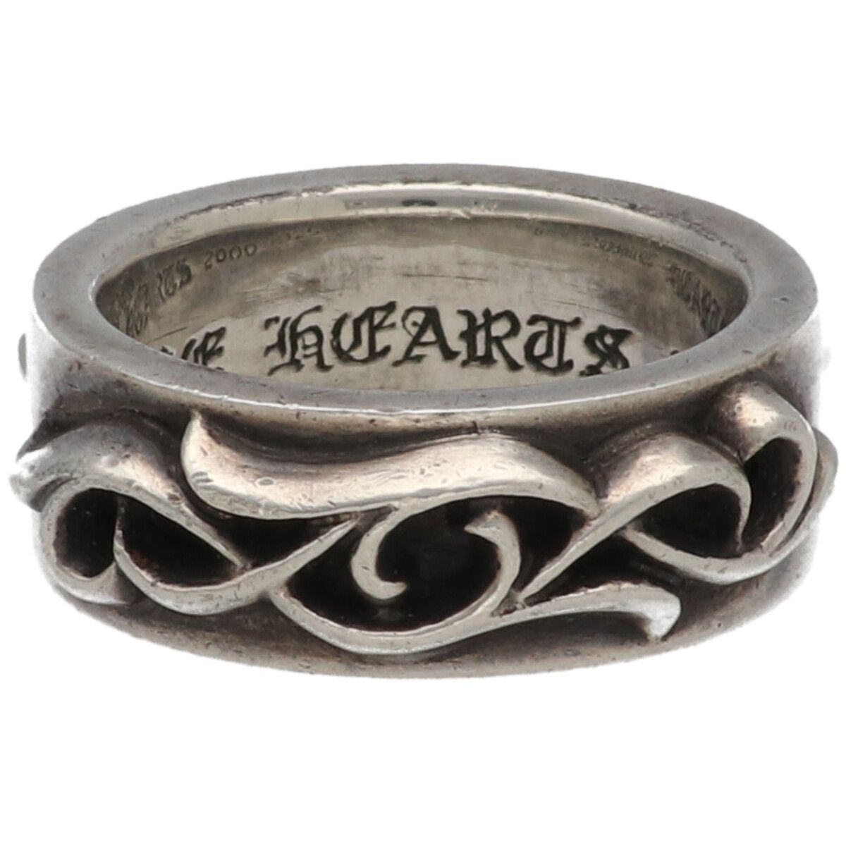 CHROME HEARTS クロムハーツ ダブルナローヴァインバンドリング 19号 SV925 シルバー 指輪 25034708 RS