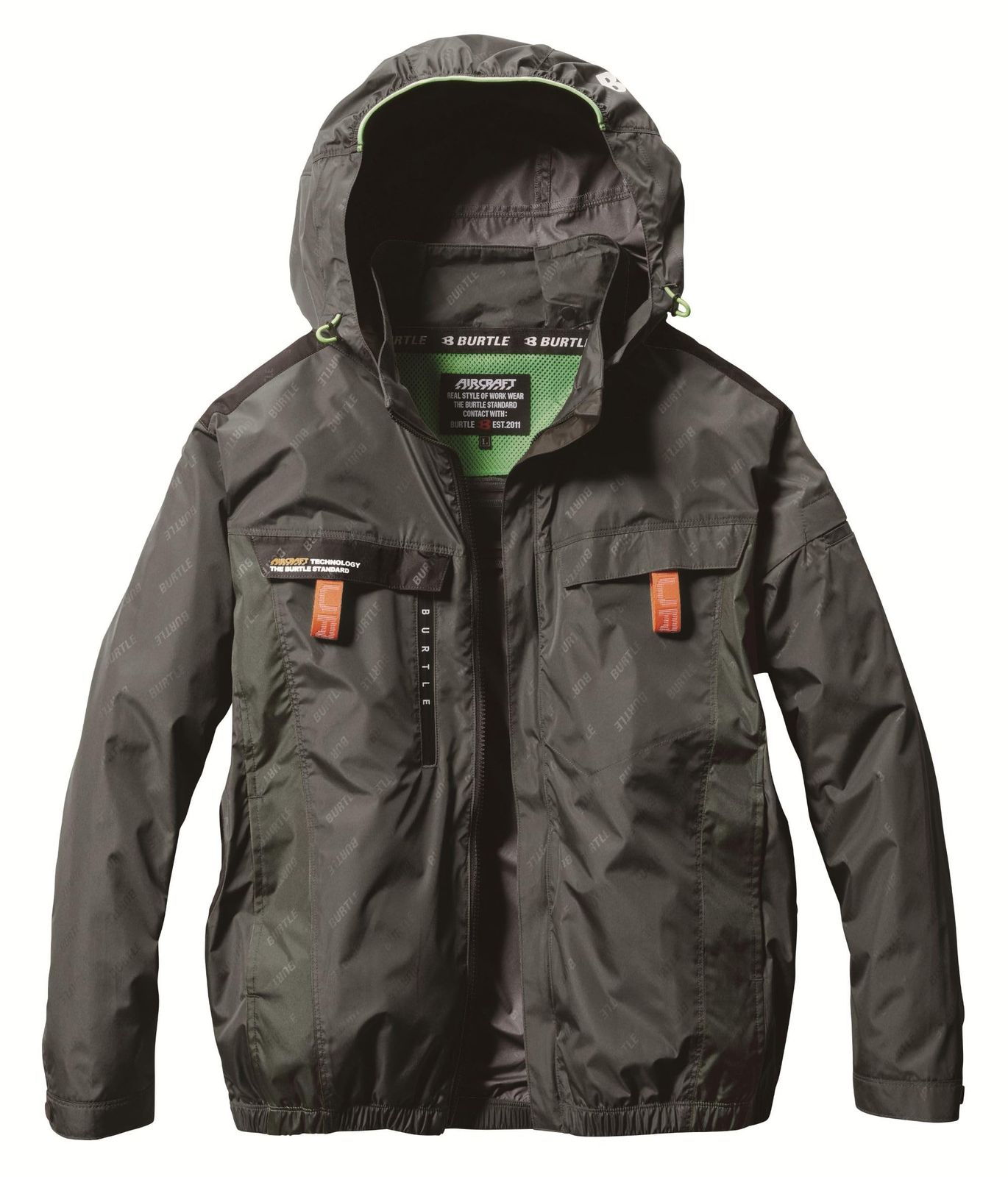 BURTLE バートル エアークラフトブルゾン ユニセックス 春夏用 ミルスグリーン AC2021 14 S ミルスグリーン S