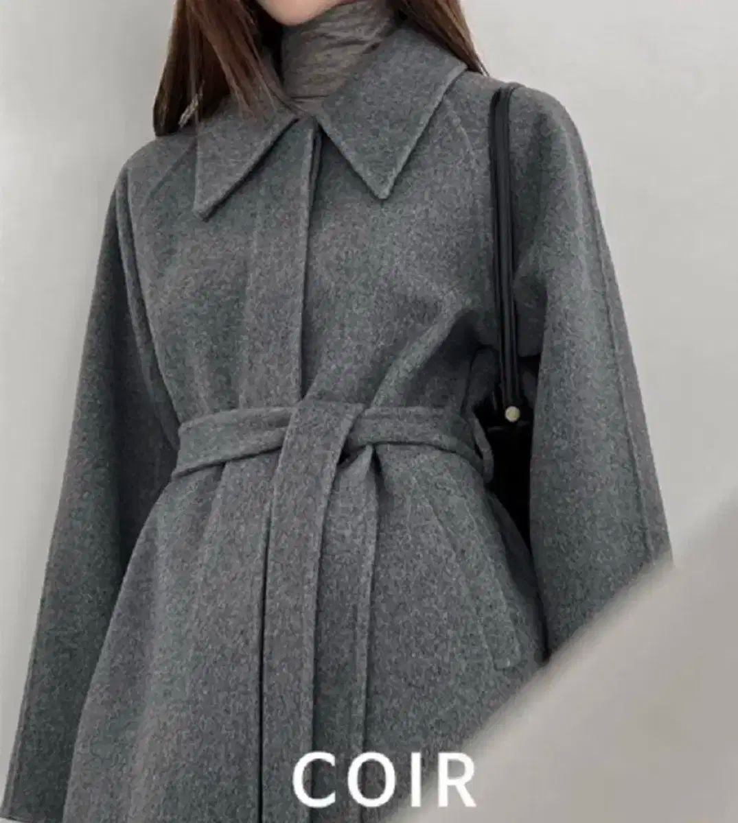 コイール ウール100 ハンドメイド コート