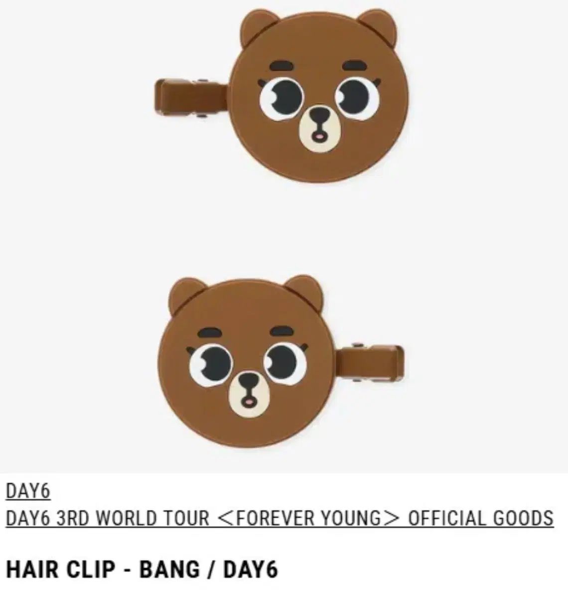 HAIR CLIP - PIL ⁄ DAY6 – JYP JAPAN ONLINE STORE