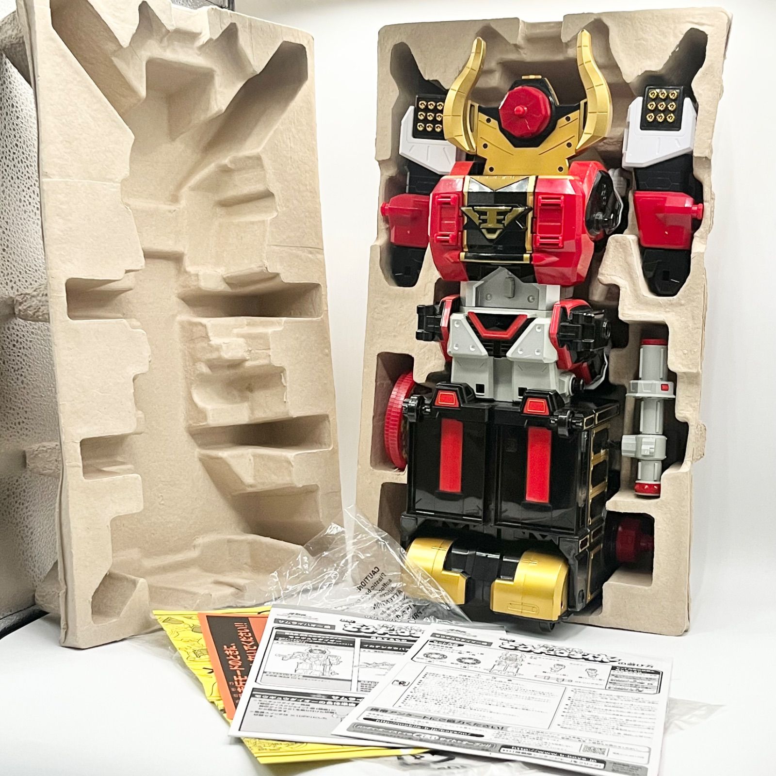 完備 サムライハオー説明書付属 侍合体 DXモウギュウダイオー 牛折神 侍戦隊シンケンジャー