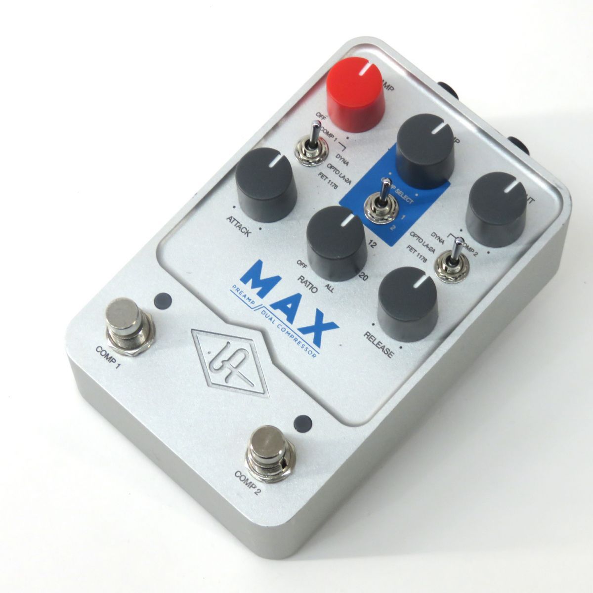 Universal Audio ユニバーサルオーディオ UAFX MAX Preamp＆Dual Compressor ギター用 エフェクター プリアンプ