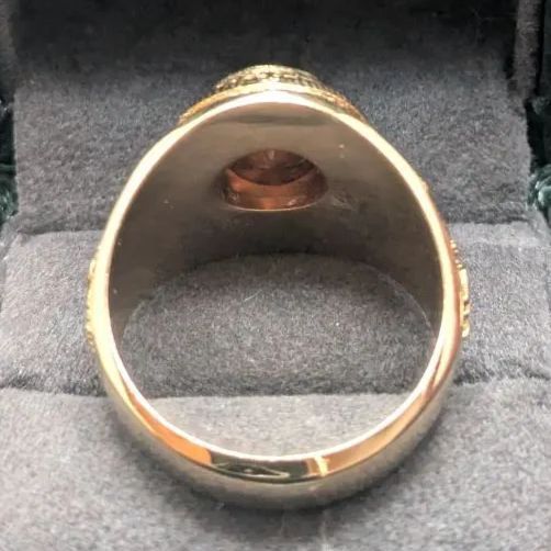 米軍 US Army 白頭鷲 ゴールドメッキ ミリタリー アーミーリング 米国