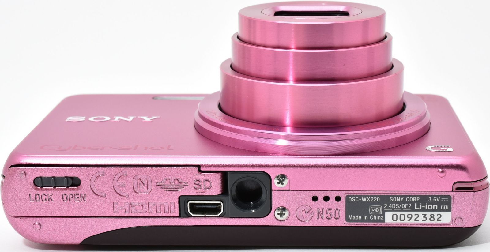 ソニー コンデジ SONY サイバーショット Cyber-shot DSC-WX220 ピンク