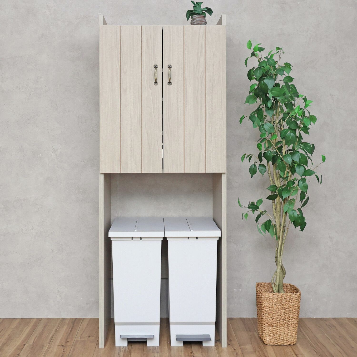 幅60cm ゴミ箱上ラック