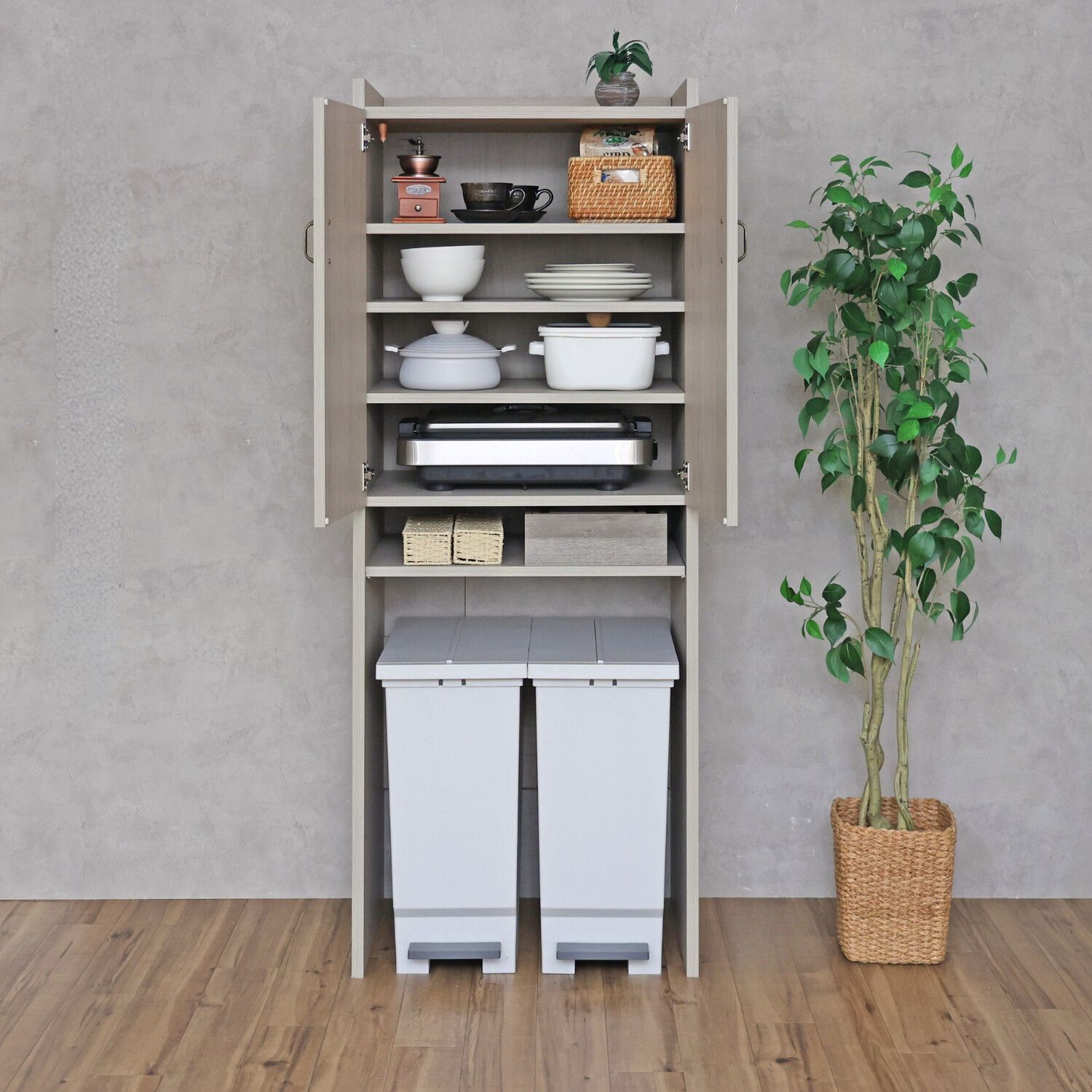 ゴミ箱上ラック ストッカー