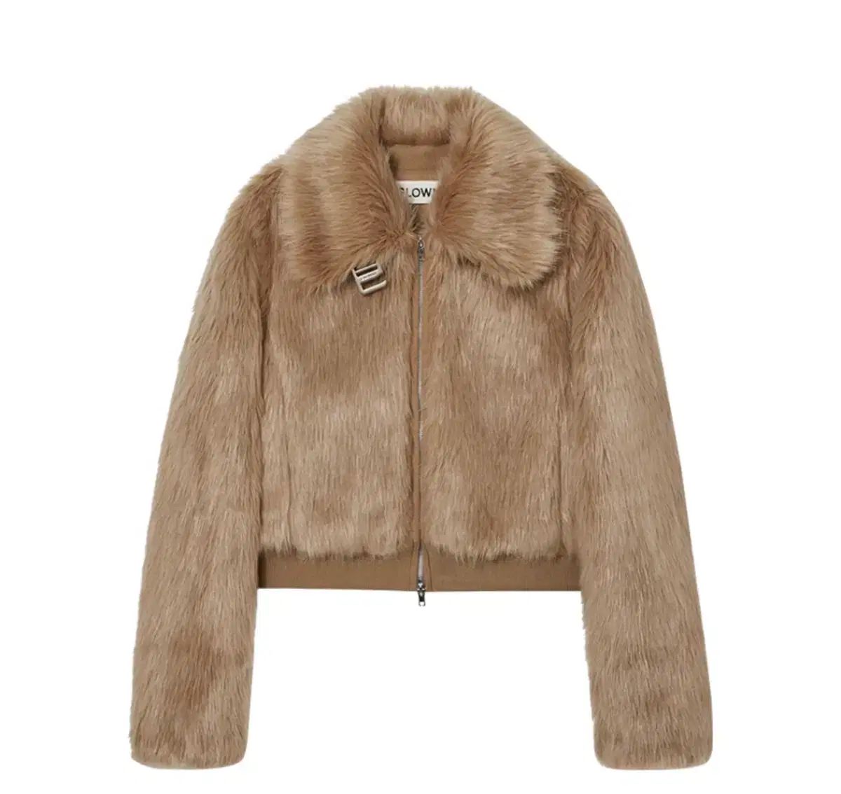 グロウニー ファージャケット glowny livan fur jacket camel