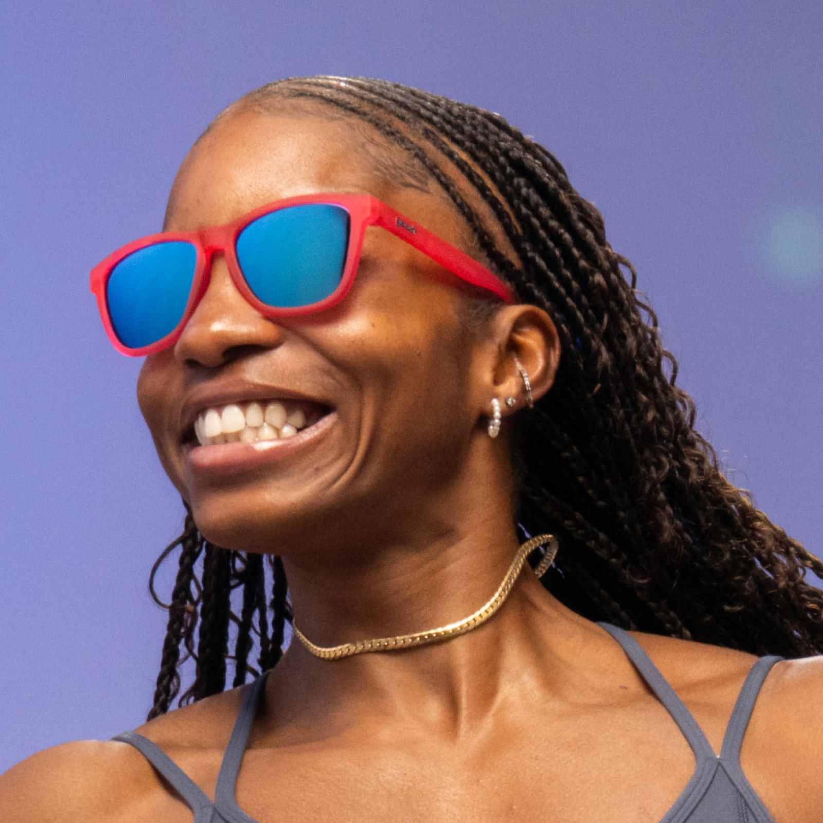  goodr フラミンゴズ オン ア ブーズ クルーズ 偏光サングラス 男女兼用 ピンク半透明フレーム ティール反射レンズ付き UV 400保護 滑り止め Mサイズ ストール ショール 小物