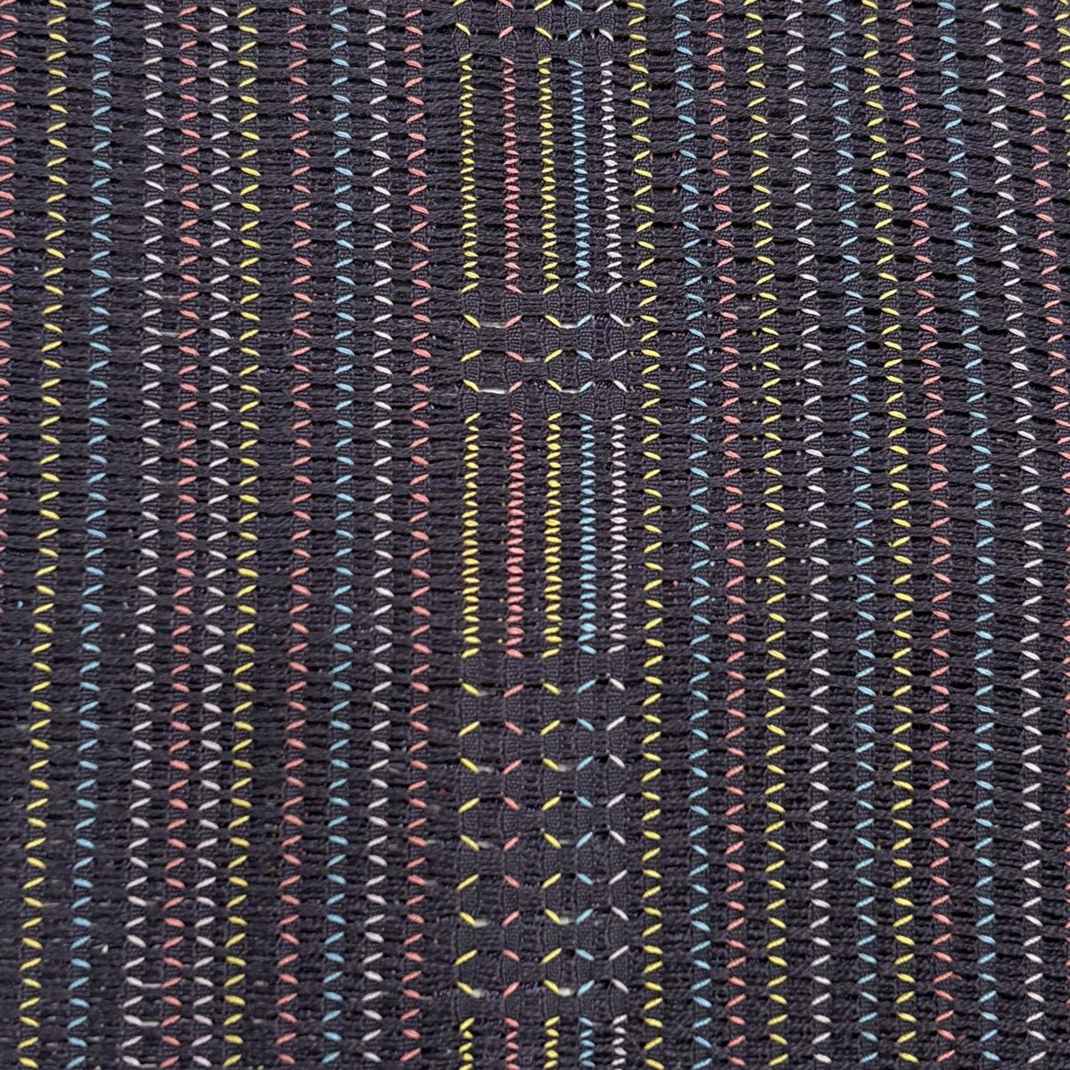  道行 身丈99 cm 裄丈62 5 S 和装コート 千代田衿 縞 幾何学模様 紫 正絹 秀品 羽織 着物 浴衣