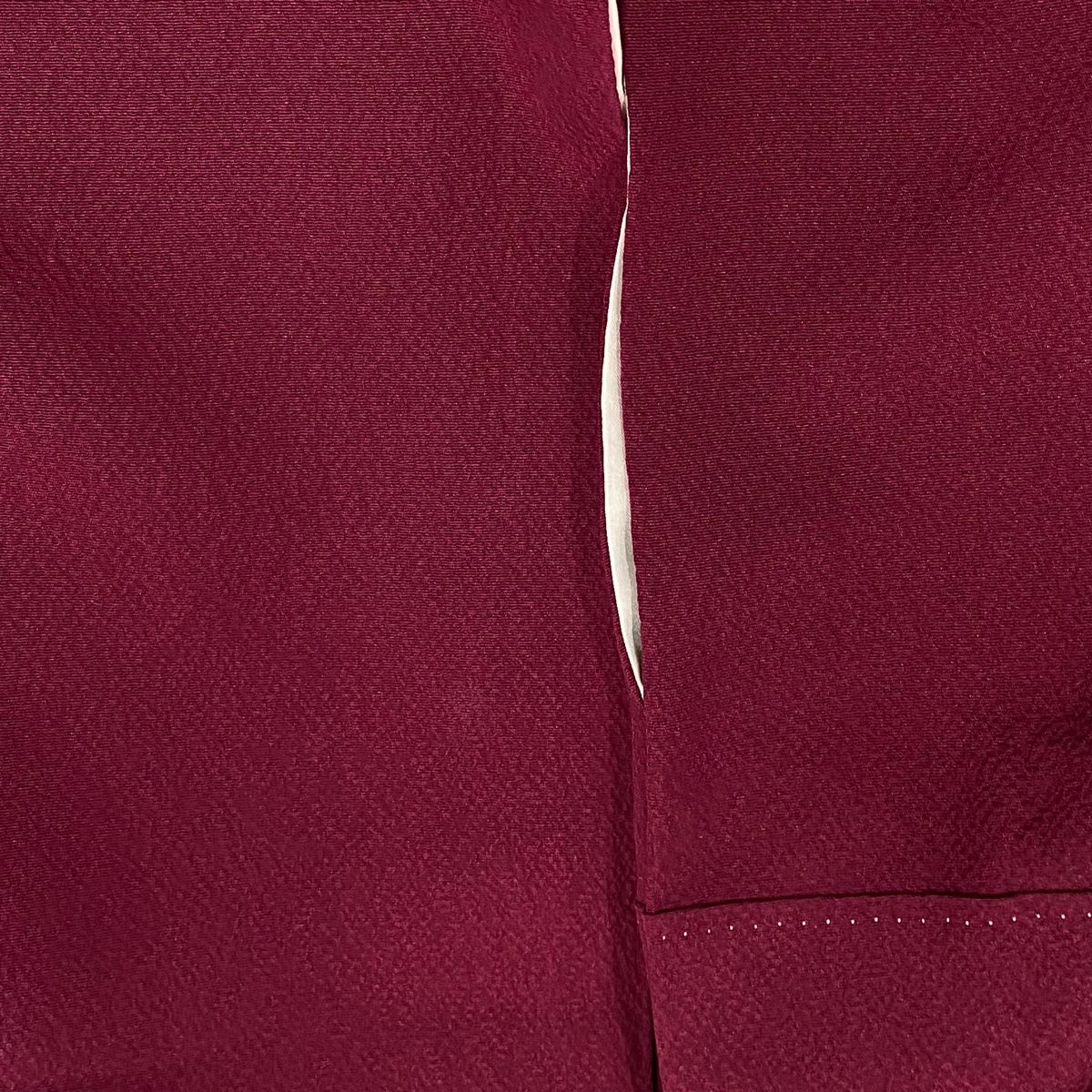  振袖 身丈162 cm 裄丈67.5 L 袷 花車 熨斗 金糸 金彩 赤紫 正絹 秀品 振袖 着物