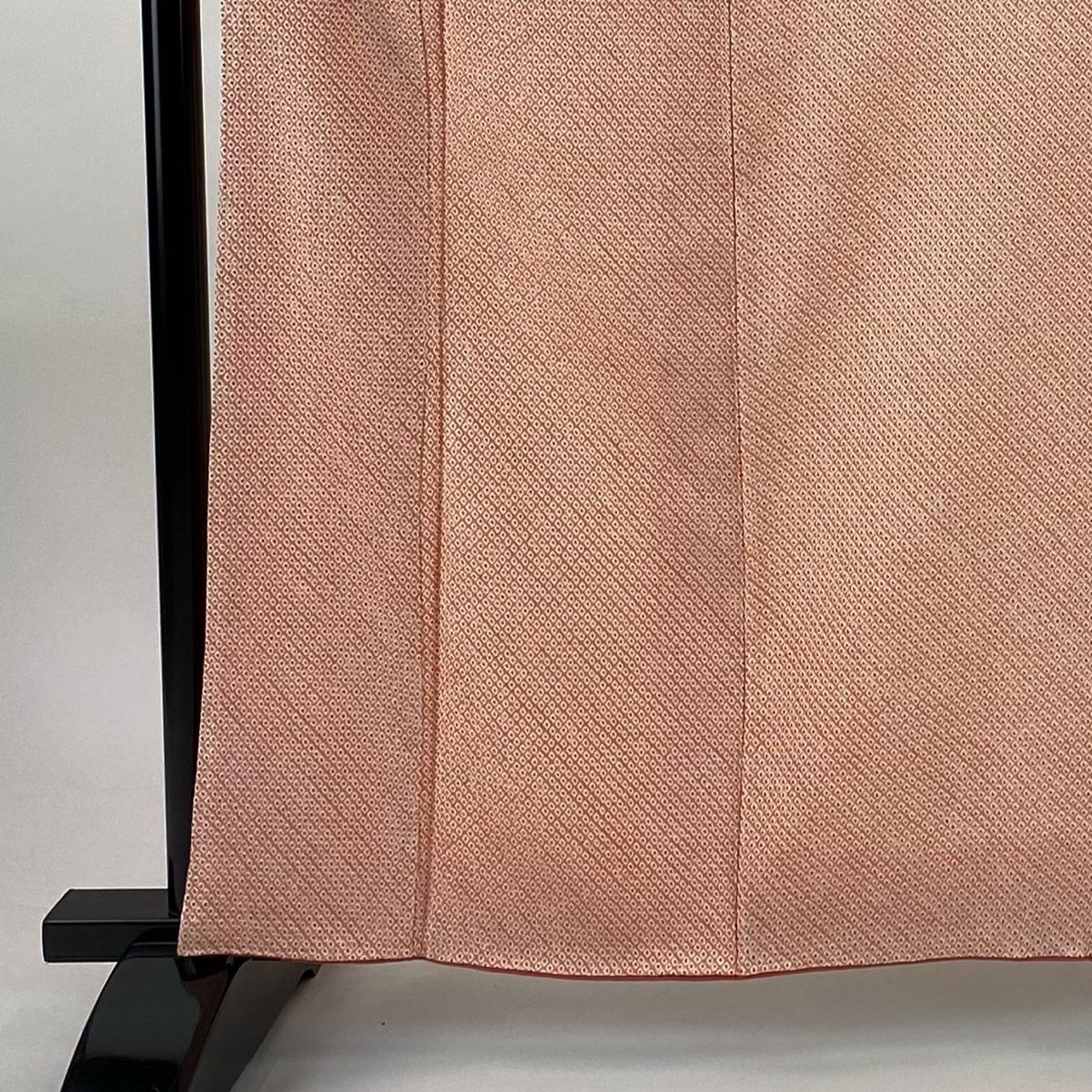 振袖 身丈161 cm 裄丈63 S 袷 総絞り サーモンピンク 正絹 秀品