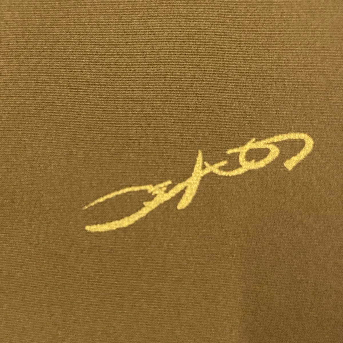  色留袖 身丈163 cm 裄丈65 M 袷 コシノヒロコ 落款 葡萄 草花 金糸 金彩 茶色 正絹 色留袖 着物