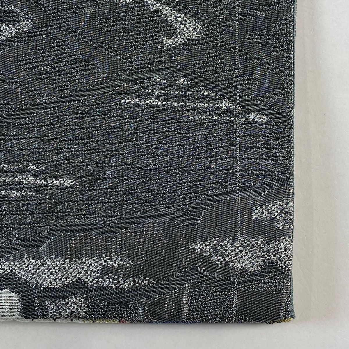 美品】 袋帯 秀品 辻が花柄 金銀糸 灰緑 六通 正絹 【中古】 - メルカリ