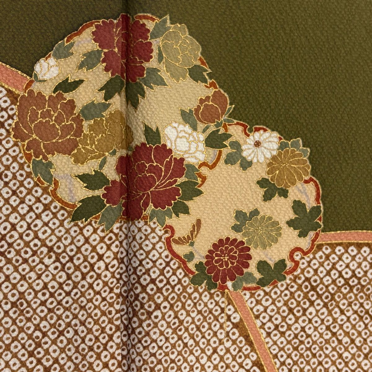 染め分け 山吹色