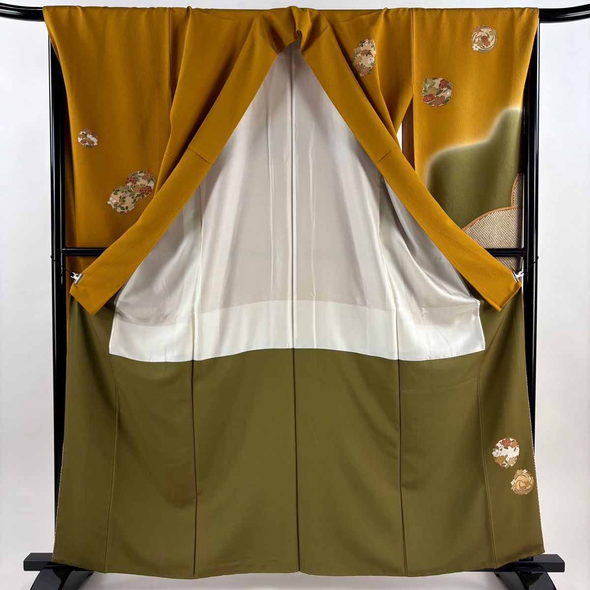 染め分け 山吹色