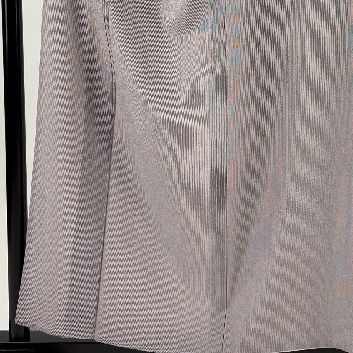 江戸小紋 身丈158 cm 裄丈67 5 L 単衣 万筋 薄紫 正絹 秀品 一つ紋