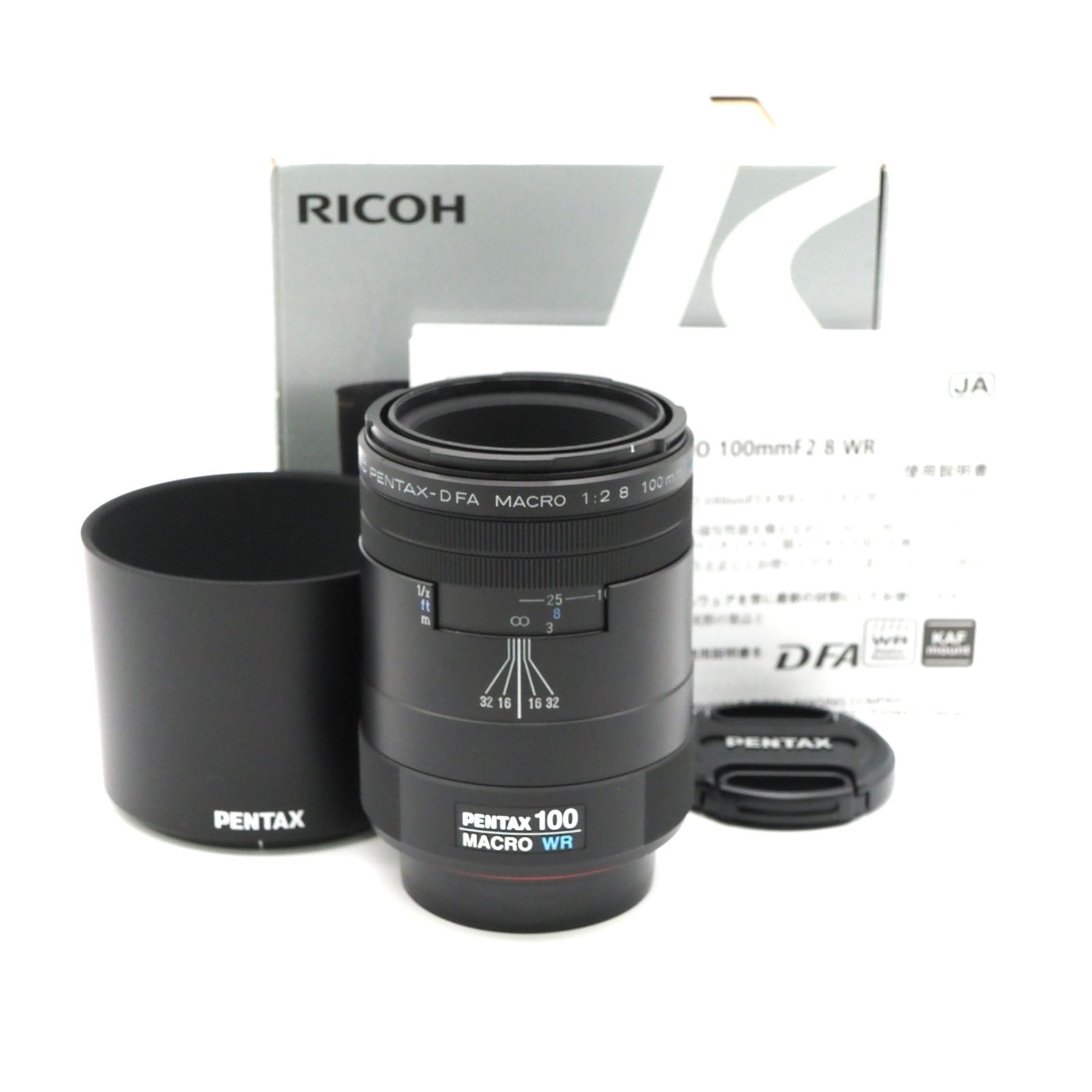 PENTAX ペンタックス D FA MACRO 100mm F2.8 WR 等倍マクロ 単焦点レンズ