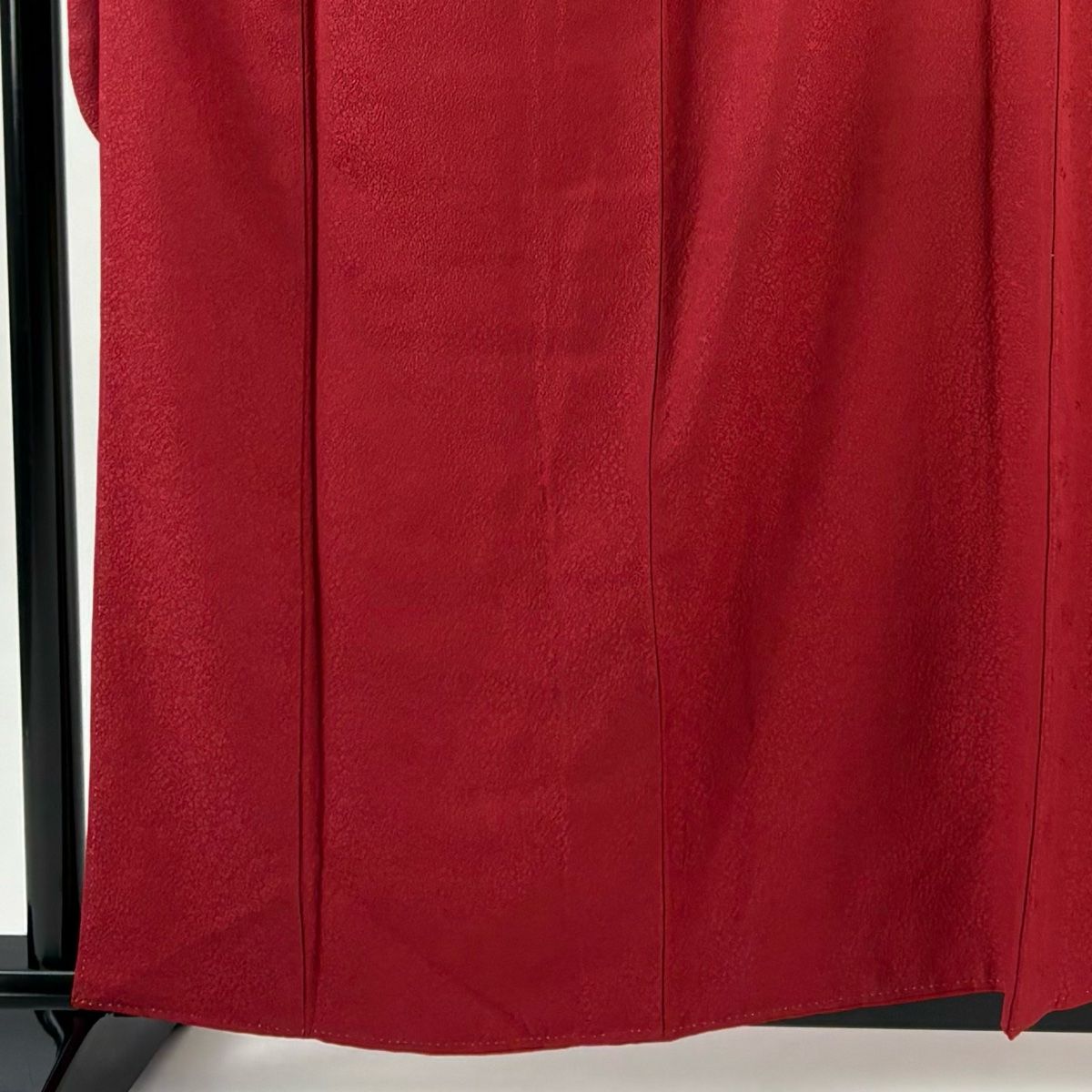 振袖 身丈160 5 cm 裄丈67 M 袷 地紋 赤 正絹