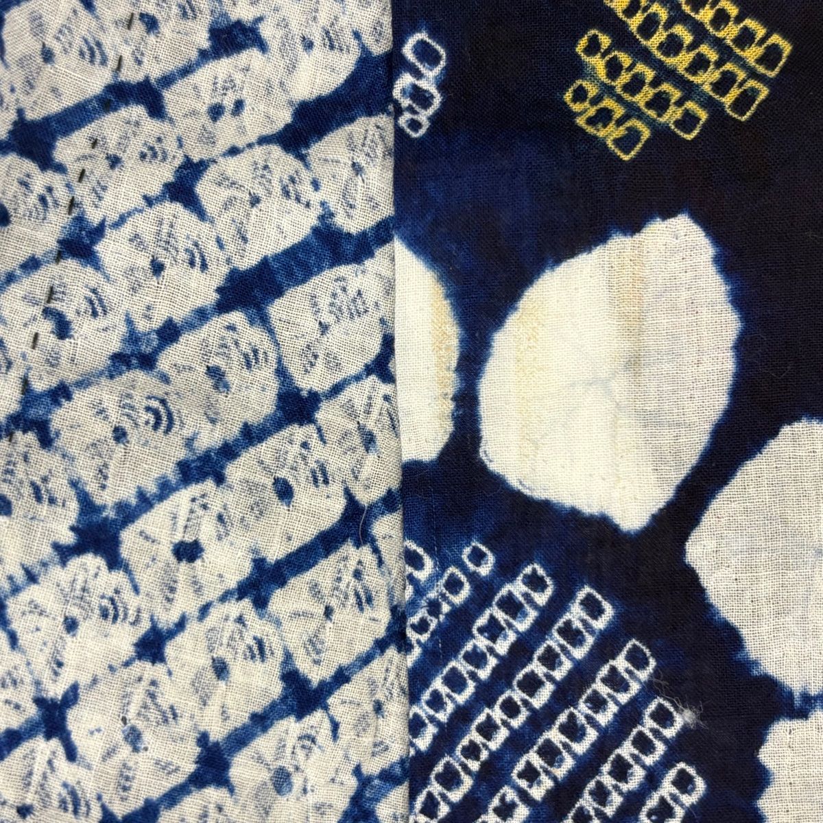  浴衣 身丈154 cm 裄丈62.5 S 絞り浴衣 草花 紺色 綿 浴衣単品 浴衣