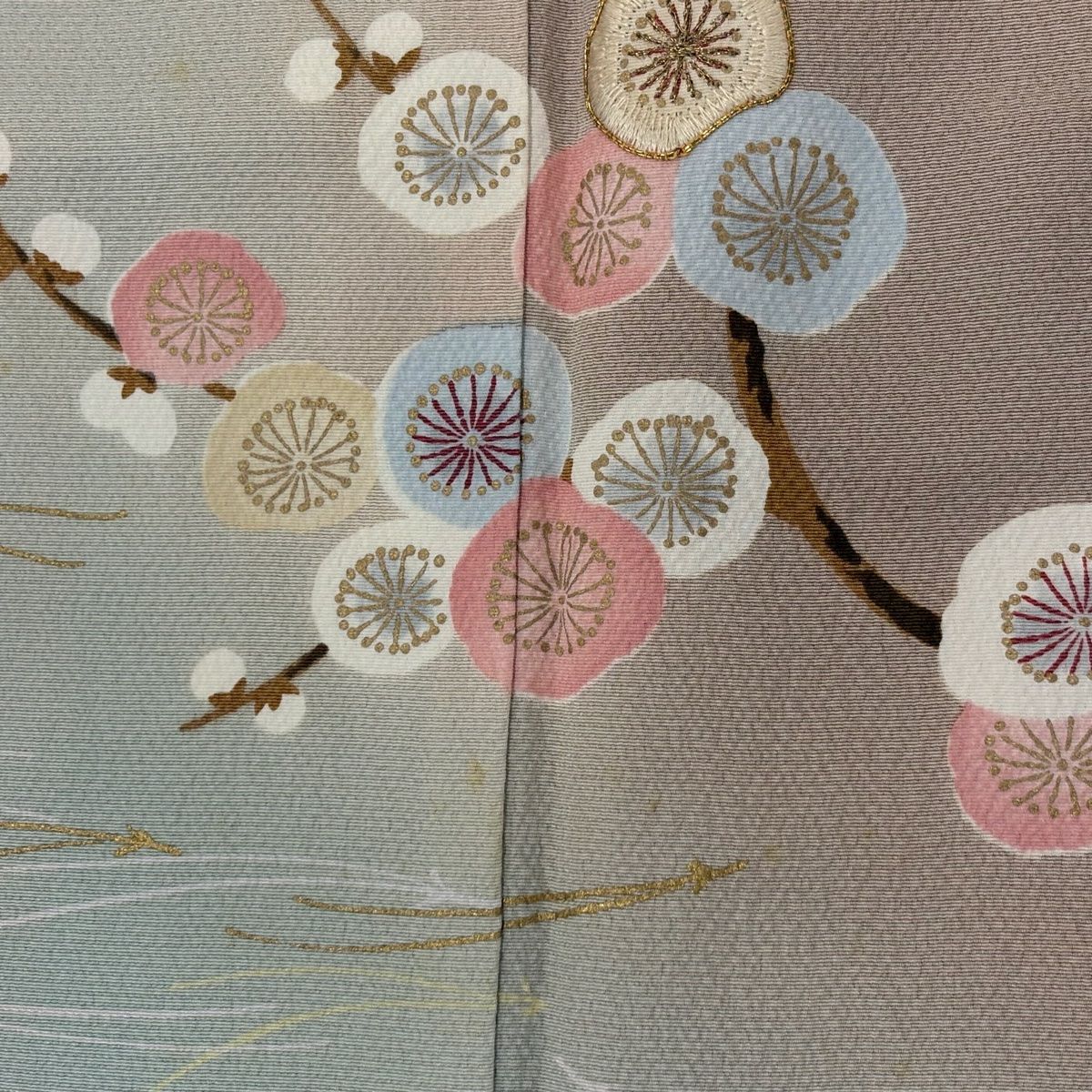 新品　小紋　桜柄【花井幸子】 新品小紋桜柄【花井幸子】