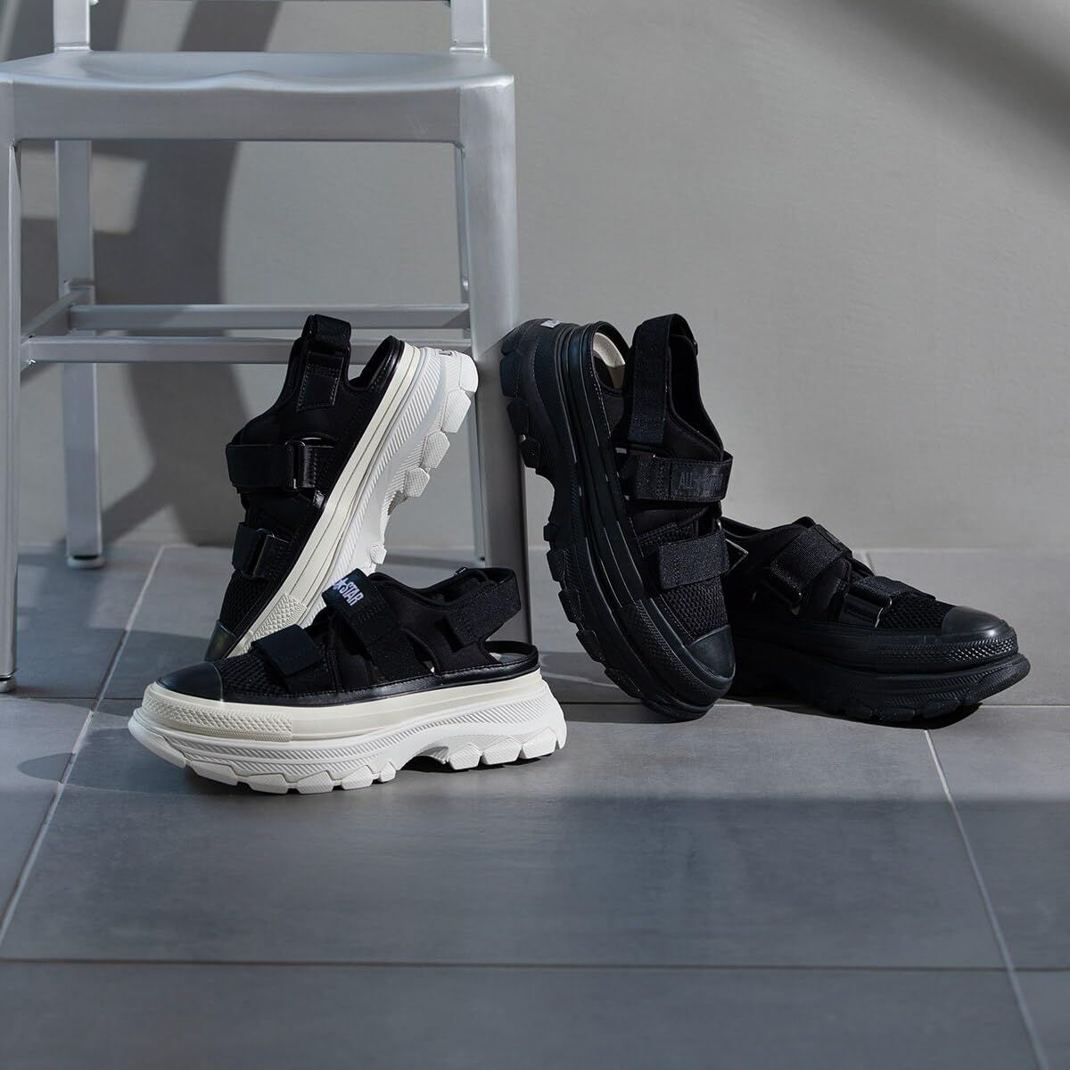  コンバース サンダル トレックウェーブ ALL STAR SANDAL ブラックモノクローム 27 0 cm その他 靴