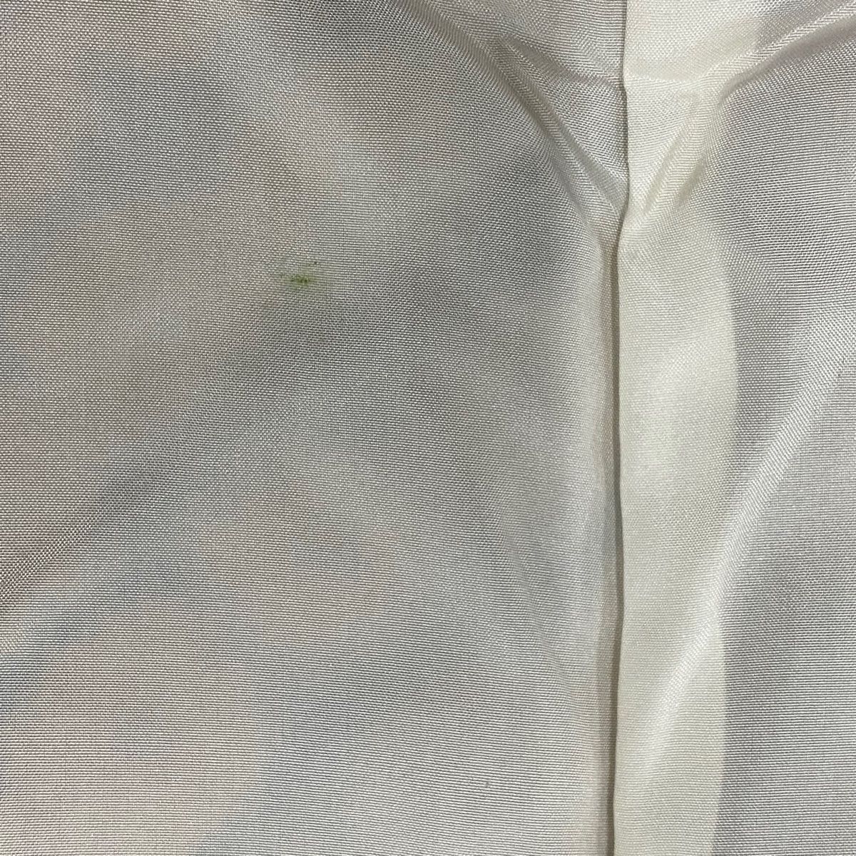  小紋 身丈161 cm 裄丈67 M 袷 紬地 幾何学模様 絞り 薄茶色 正絹 小紋 着物