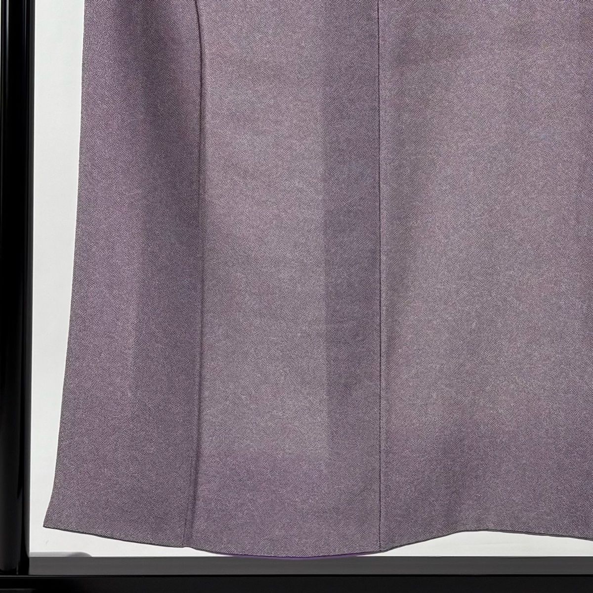 江戸小紋 身丈151 cm 裄丈61 S 袷 鮫 紫 正絹