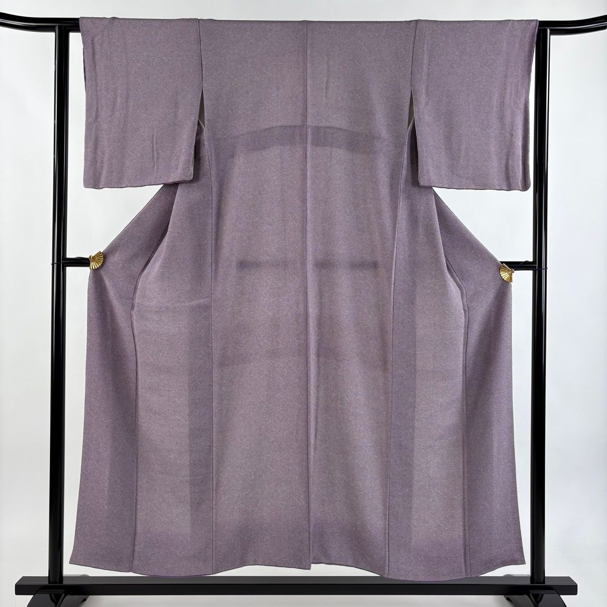 江戸小紋 身丈151 cm 裄丈61 S 袷 鮫 紫 正絹