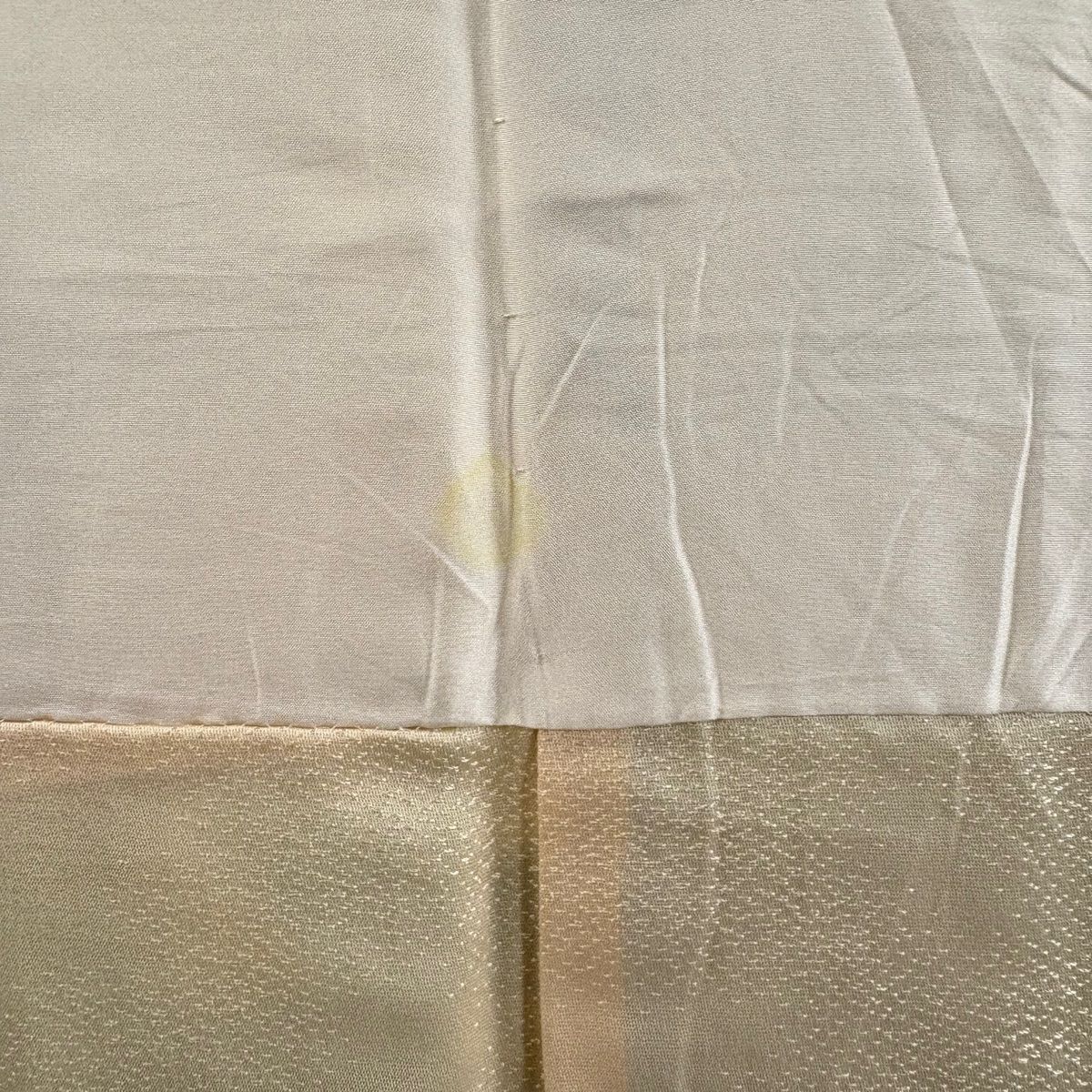  振袖 身丈162 5 cm 裄丈69 L 袷 辻が花 霞 銀通し 金銀彩 ベージュ 正絹 振袖 着物