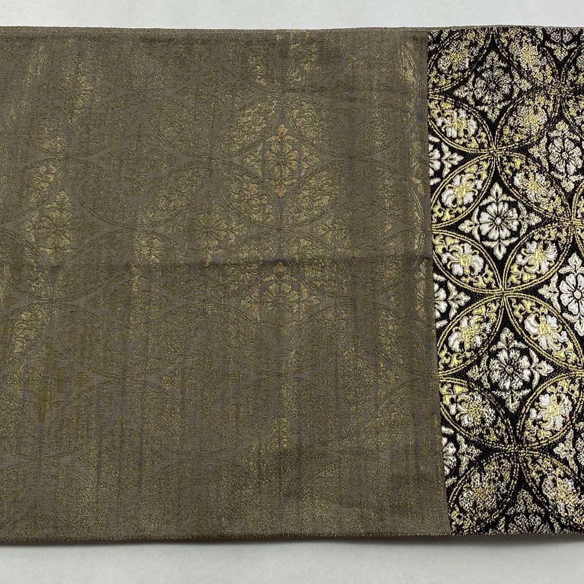 美品】 袋帯 秀品 七宝華文 金糸 箔 黒 六通 正絹 【中古】 - メルカリ