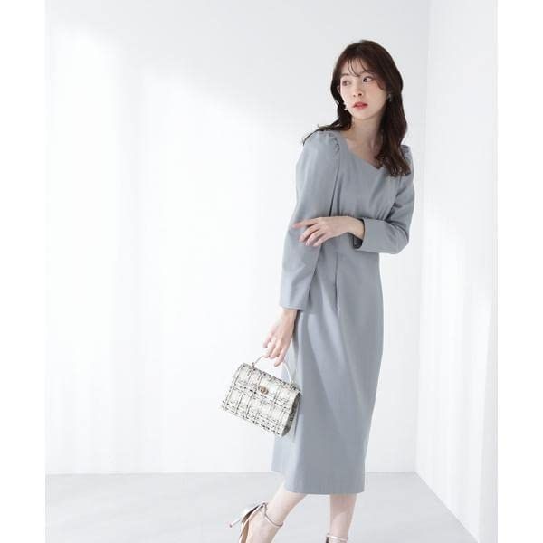  プロポーションボディドレッシング カジュアルドレス クラシカルタイトワンピース レディース ライトベージュ その他 フェイスケア