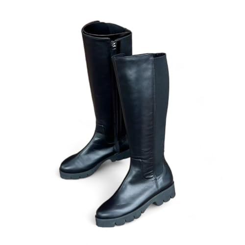 モネ ロングブーツ 214302 クロ