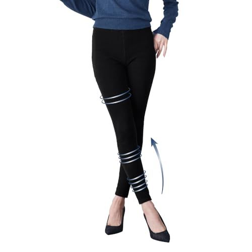 ベルシリーズ デニム スキニーパンツ レディース レギンス タイツ レギンスパンツ 大きいサイズ S ブラック