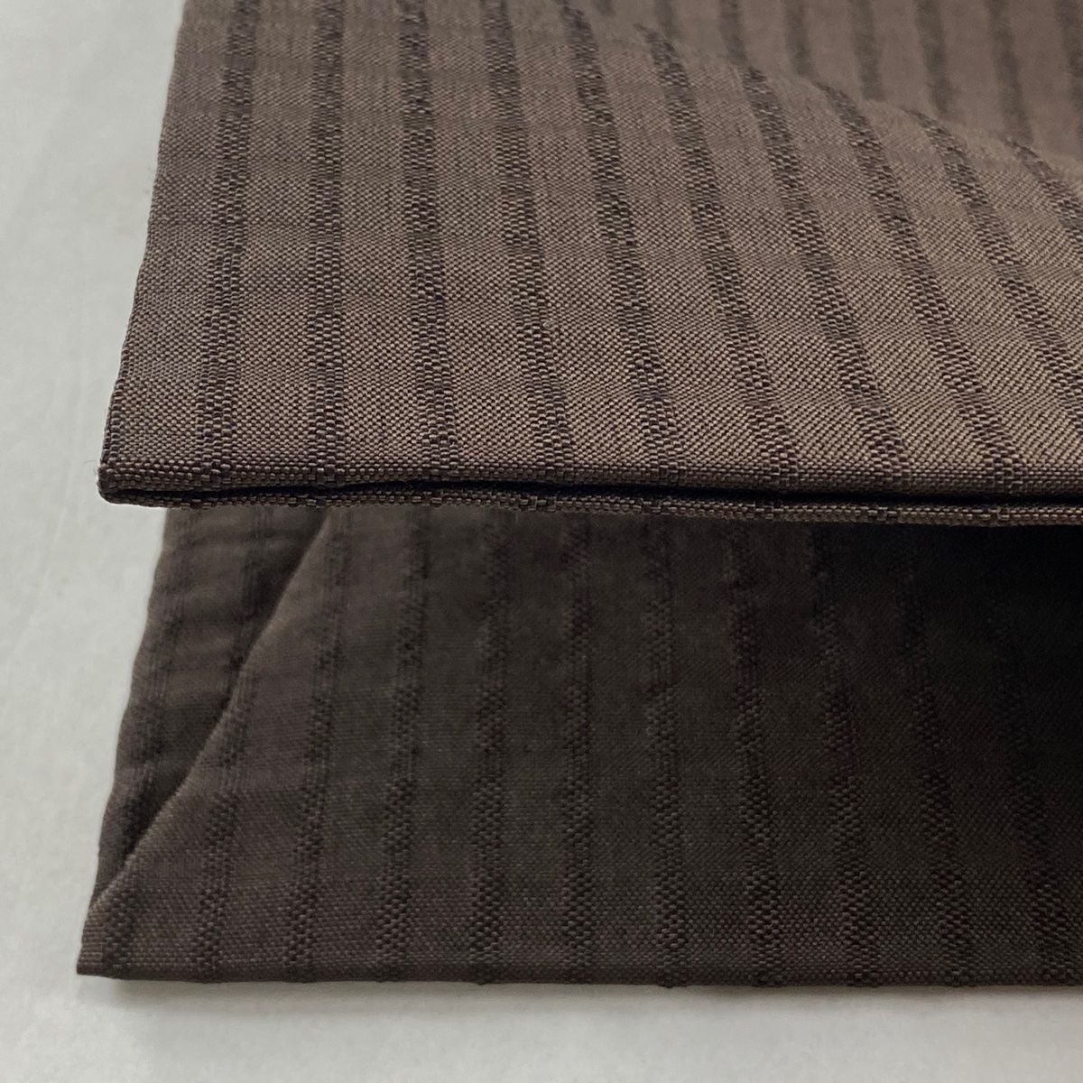  開き名古屋帯 落款 象 草花 絞り 焦茶色 正絹 名古屋帯 帯