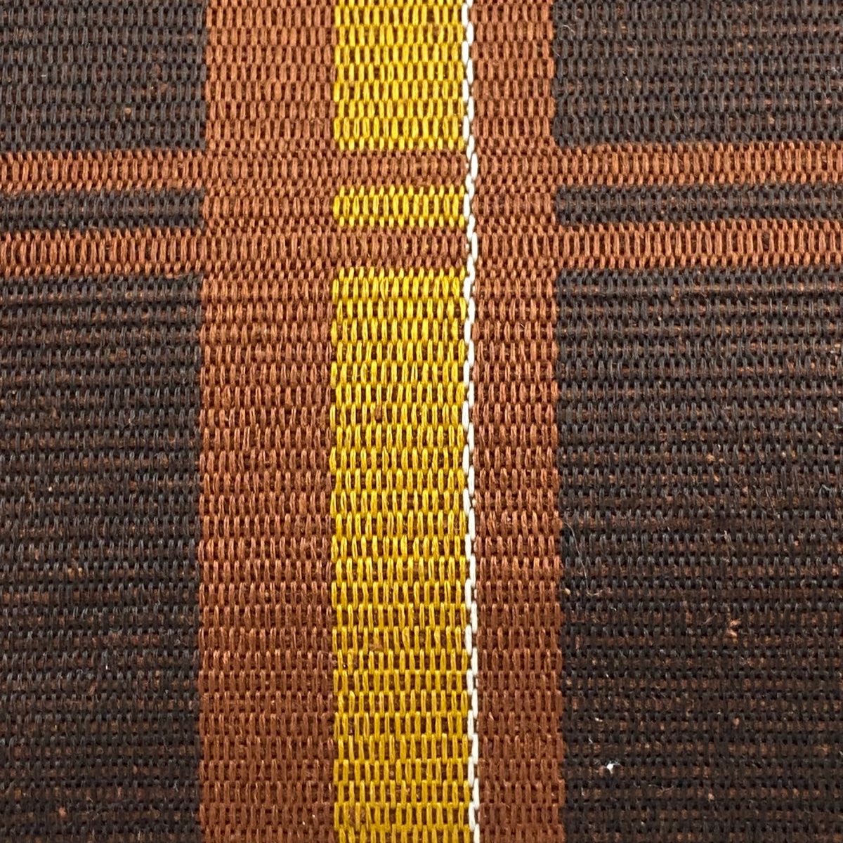 美品】 名古屋帯 逸品 証紙 本場黄八丈 松葉仕立て 八寸名古屋帯 格子