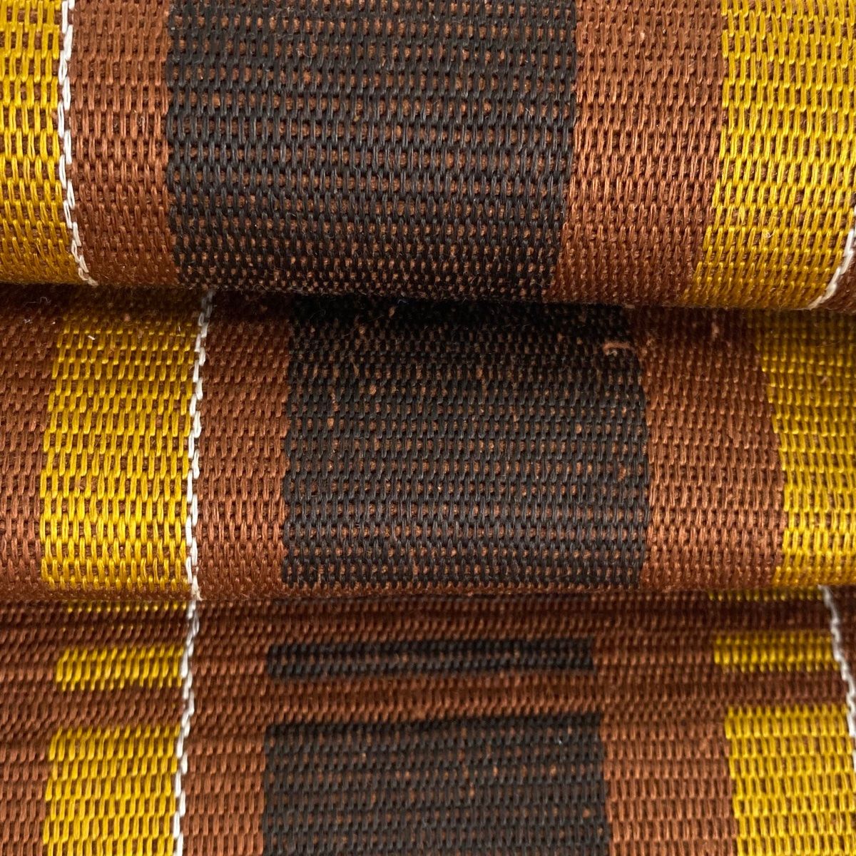 美品】 名古屋帯 逸品 証紙 本場黄八丈 松葉仕立て 八寸名古屋帯 格子