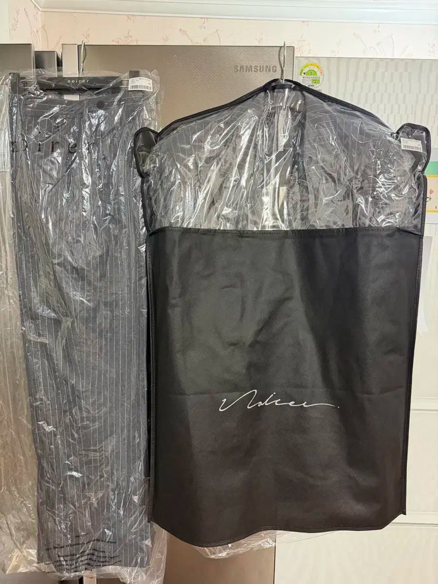 NOIRER オーバーサイズ ストライプ ダブル ジャケット セットアップ