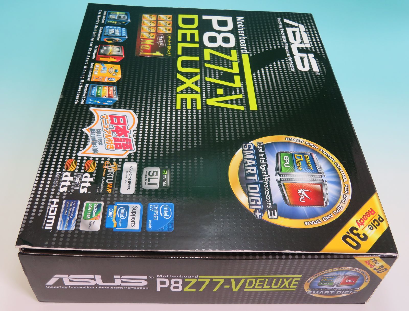 ASUS エイスース ASUSTek Intel Z 77チップセット搭載 ATXマザーボード P 8 77 V DELUXE ２品パーツのみ開封