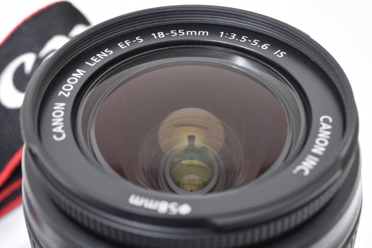 ☆美品☆キヤノン Canon EOS kiss x4/EFS 18-55mm f3.5-5.6 IS ♯1350