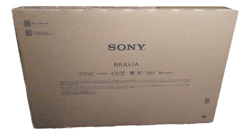ソニー テレビ 43インチ 液晶テレビ 43V型 4Kチューナー内蔵 GoogleTV機能搭載 YouTube対応 KJ-43X75WL SONY