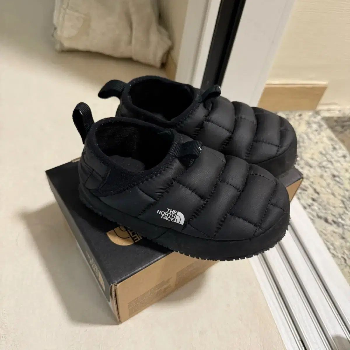 ザノースフェイス キッズ ミュール スリッポン ブラック