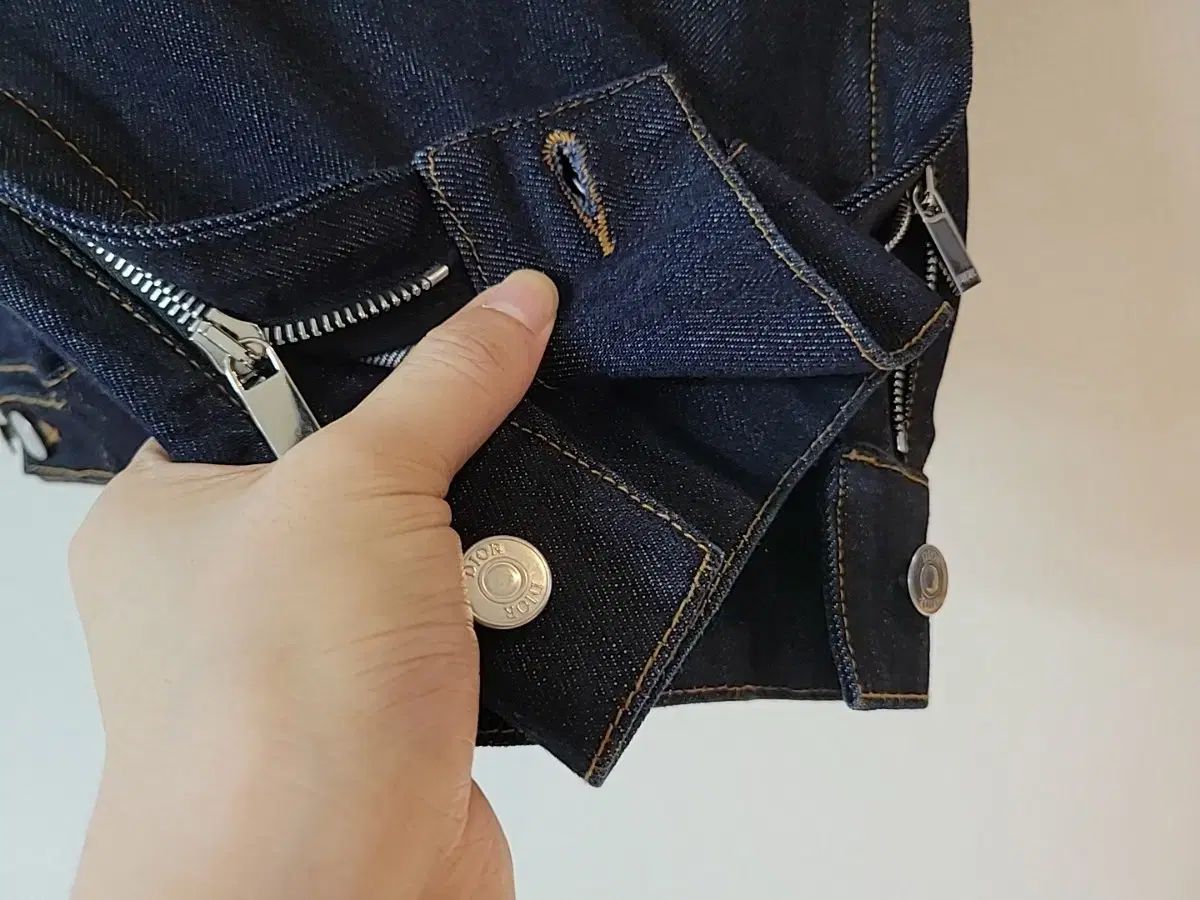 ジップアップ ディテール