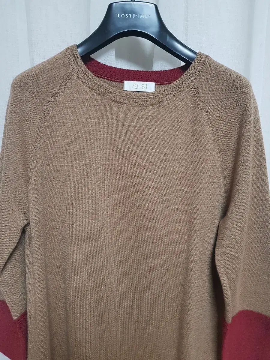  ハンサム SJSJ ニットワンピース 長袖 七分袖 その他