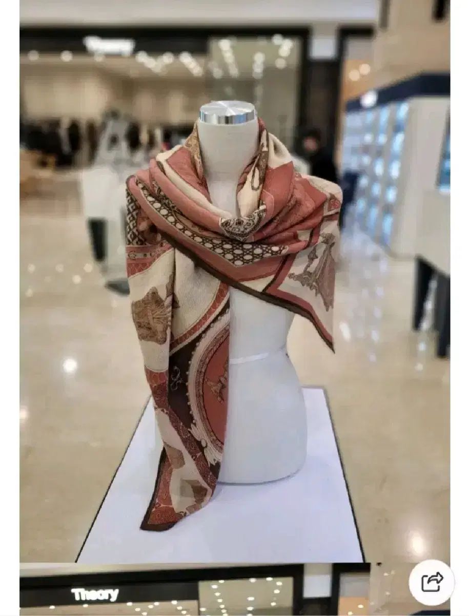 DAKS ウールカシミア スクエア マフラースカーフ