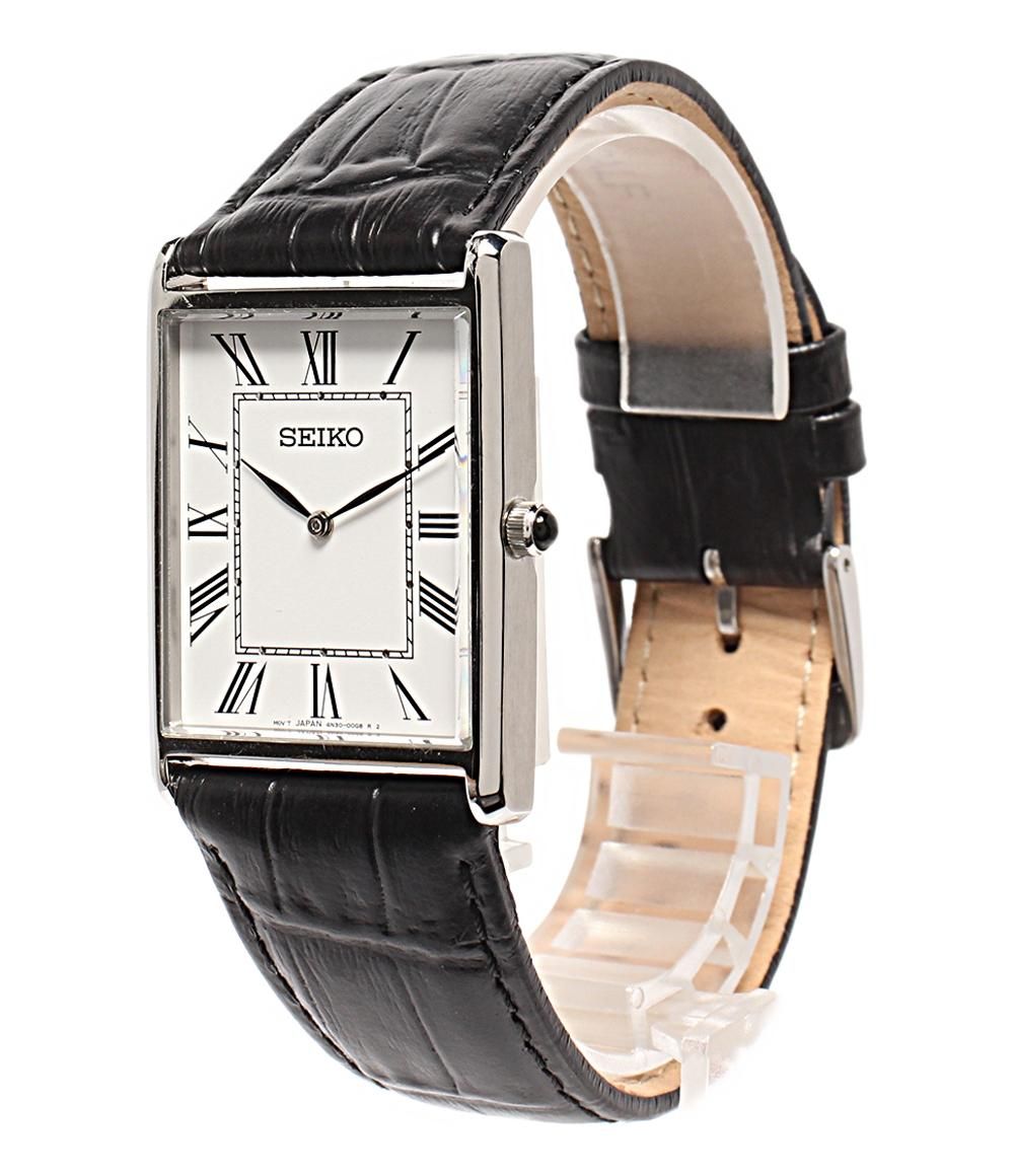 セイコー 腕時計 4 N 30 00 G 0 クオーツ ホワイト メンズ SEIKO
