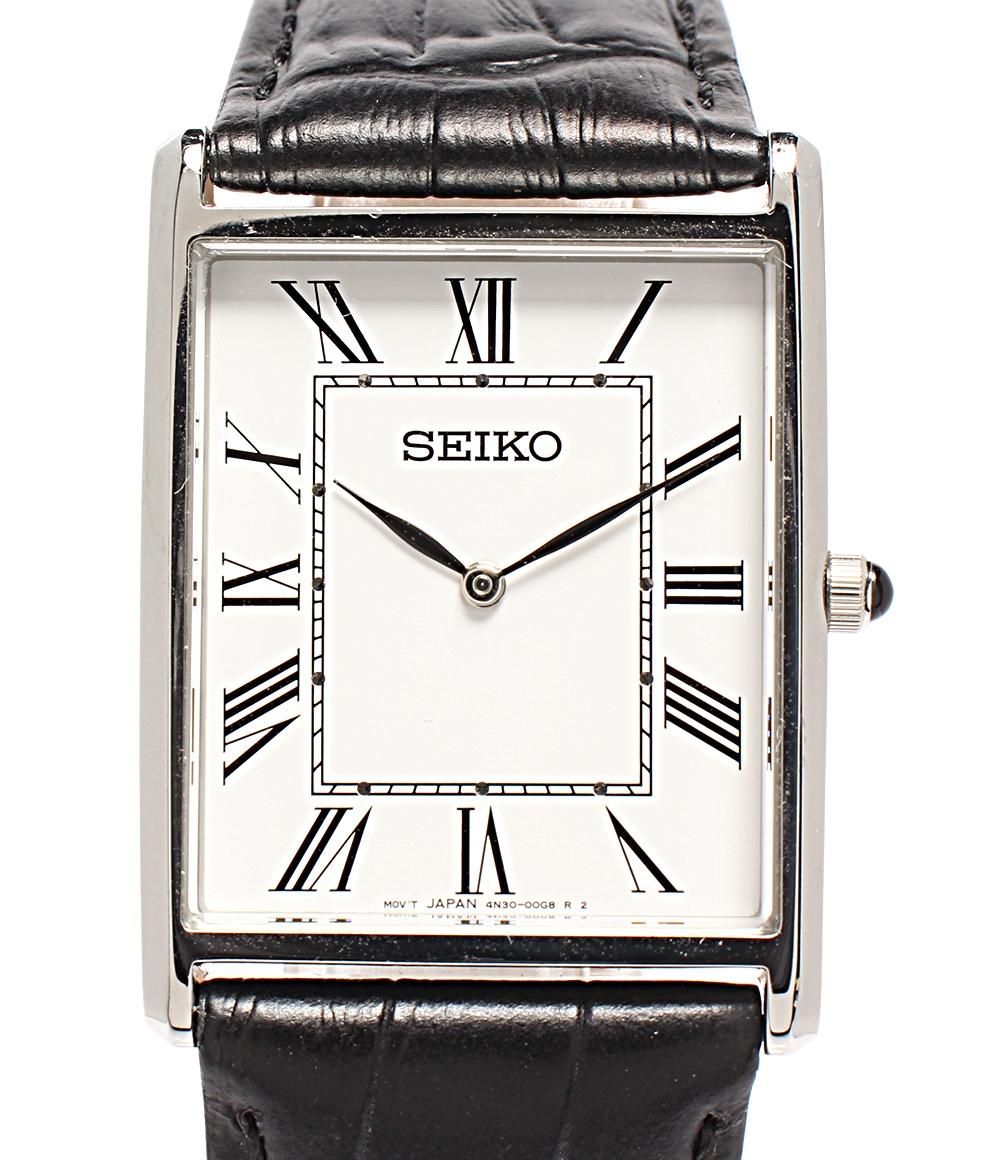 セイコー 腕時計 4N30-00G0 クオーツ ホワイト メンズ SEIKO